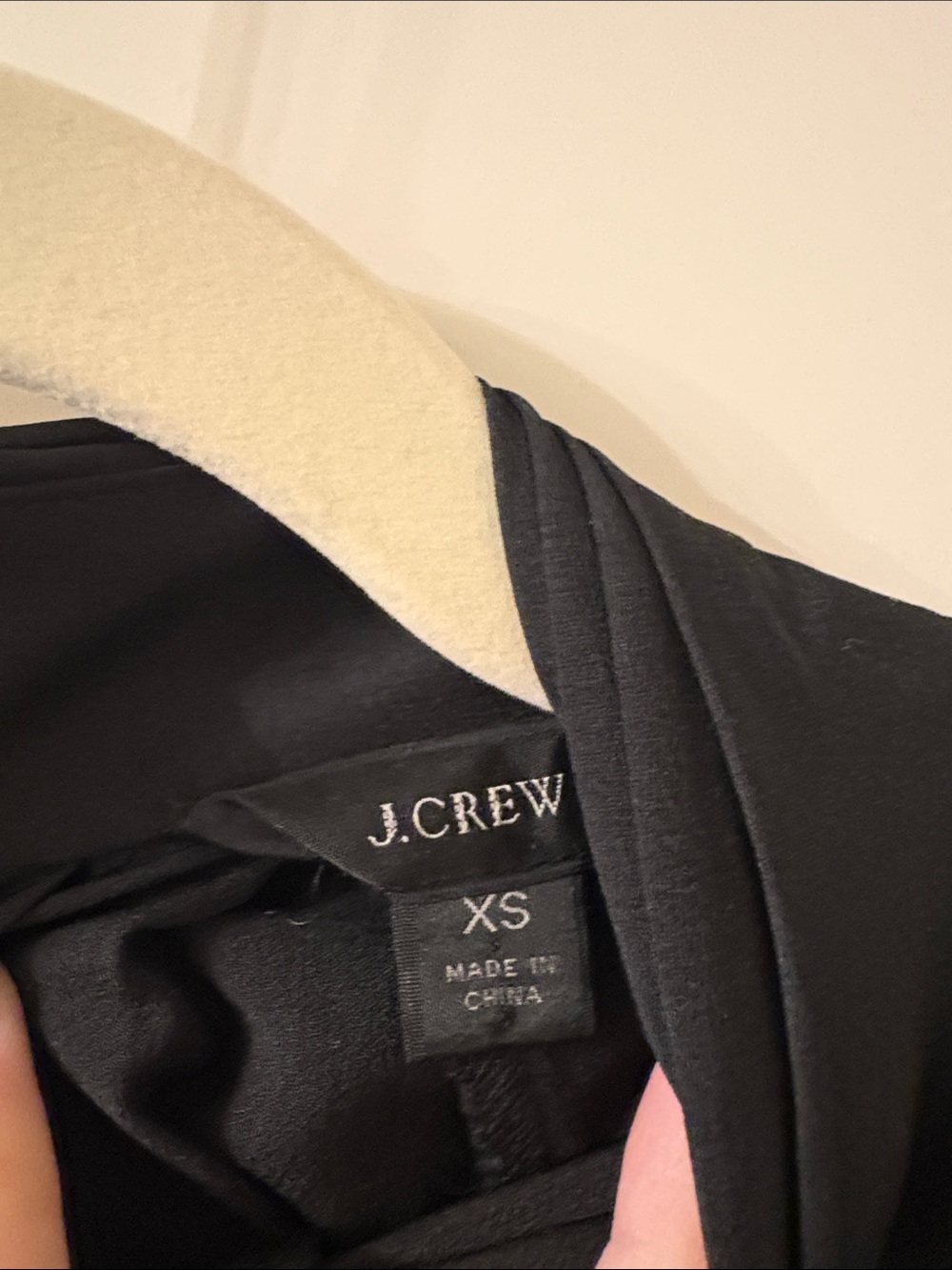 J. Crew Black Short-Sleeve Pleated Front Top - Picture 2 of 3
